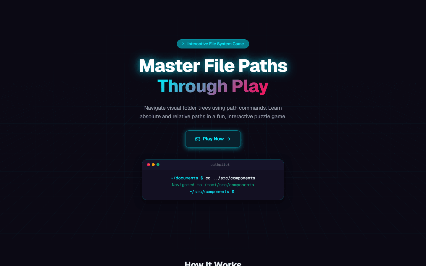 PathPilot home screen